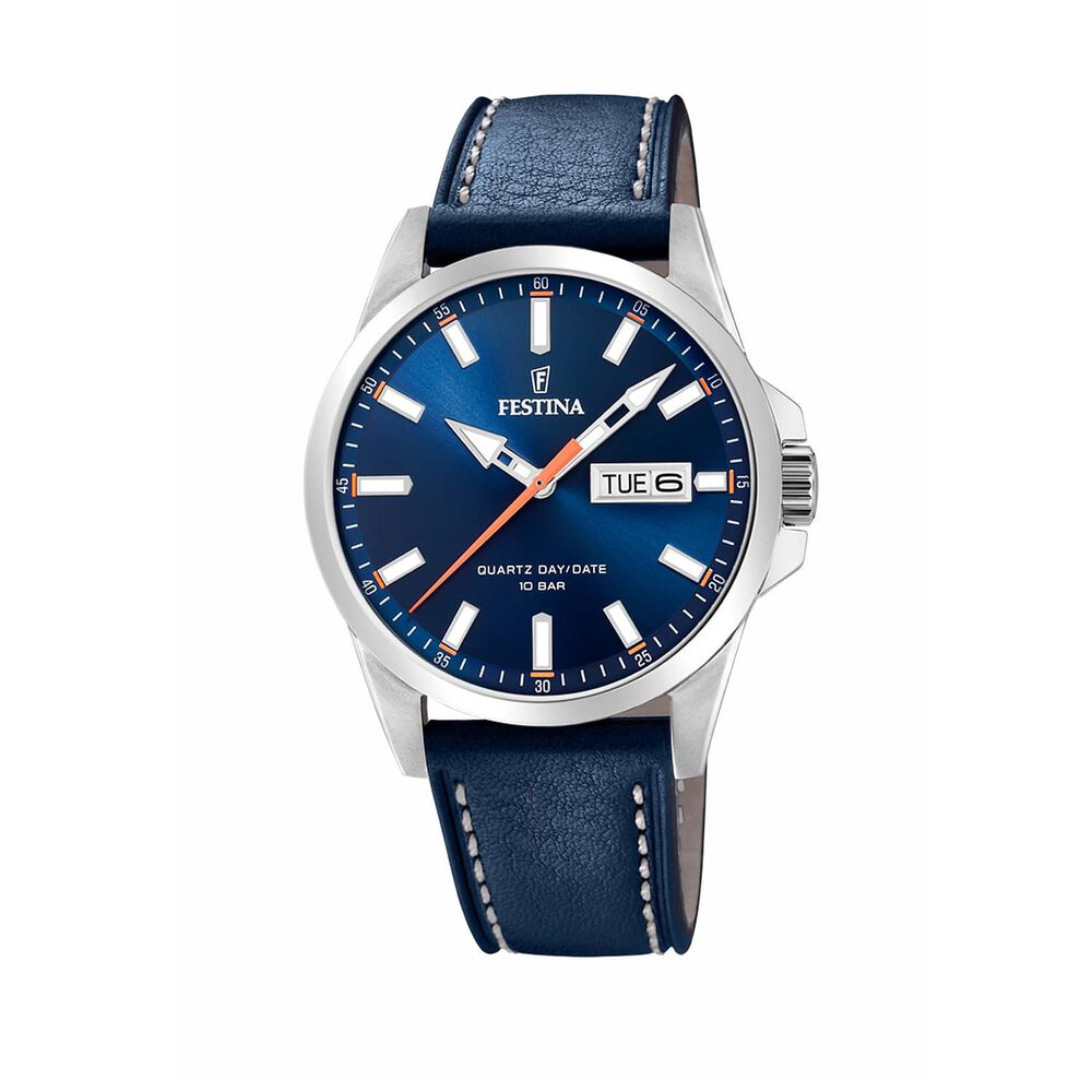 Reloj F20358/3 Festina Azul Hombre Acero Cl&aacute;sico image number 0.0
