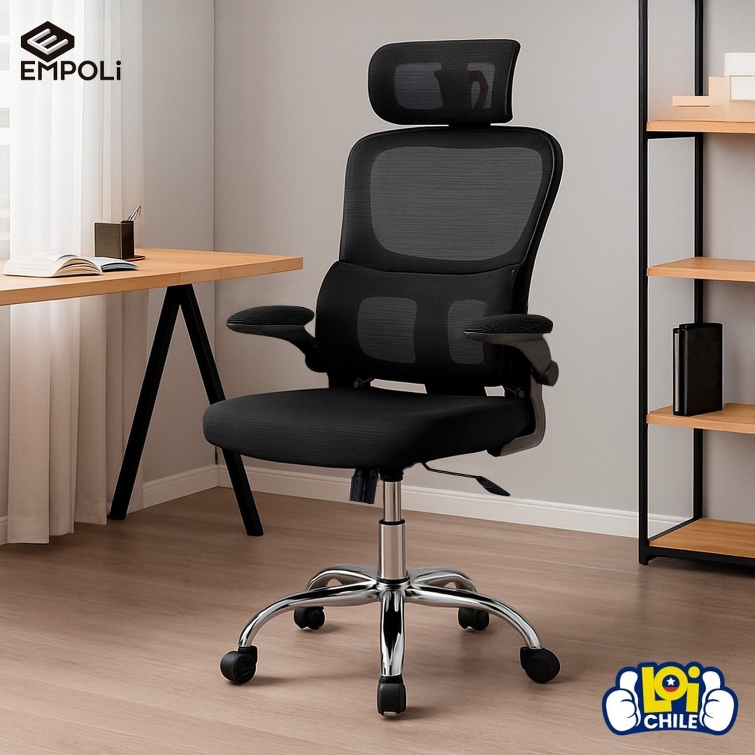 Silla Ejecutiva Empoli Con Soporte Lumbar Elegante Oficina image number 3.0