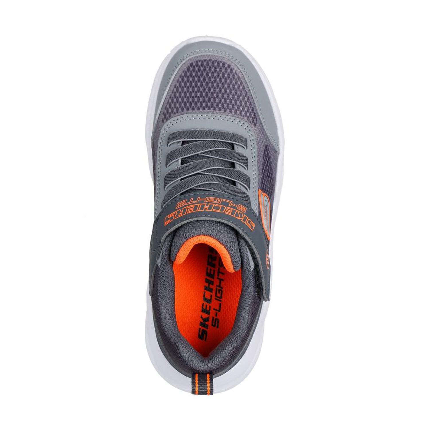 Zapatilla Infantil Ni&ntilde;o Skechers Meteor-lights-krendo Gris image number 4.0