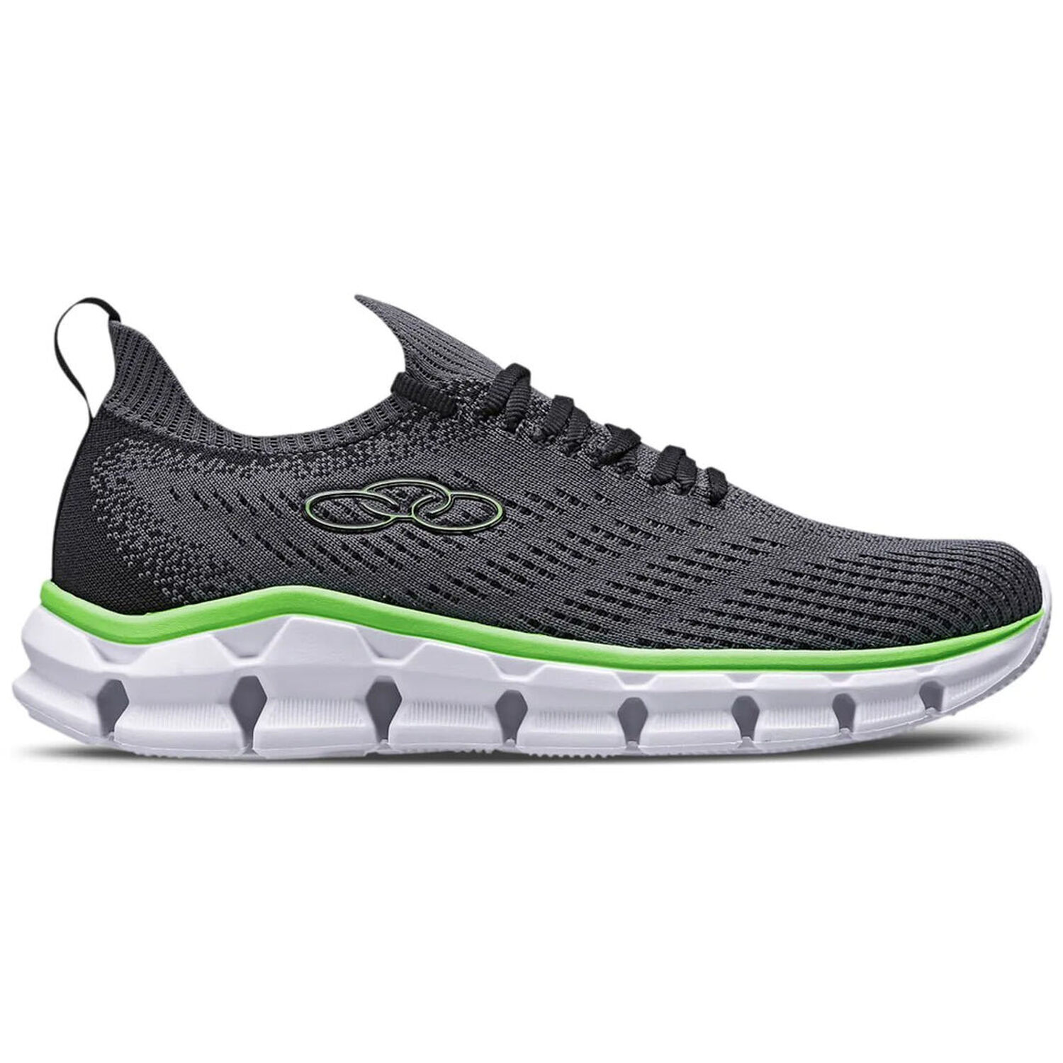 Zapatilla Hombre Cygnus Gris/verde Olympikus image number 0.0