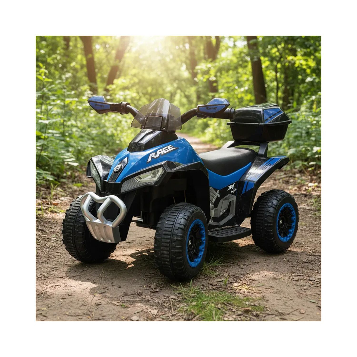 Cuatrimoto A Bater&iacute;a Quad Lx Azul Bebesit image number 1.0