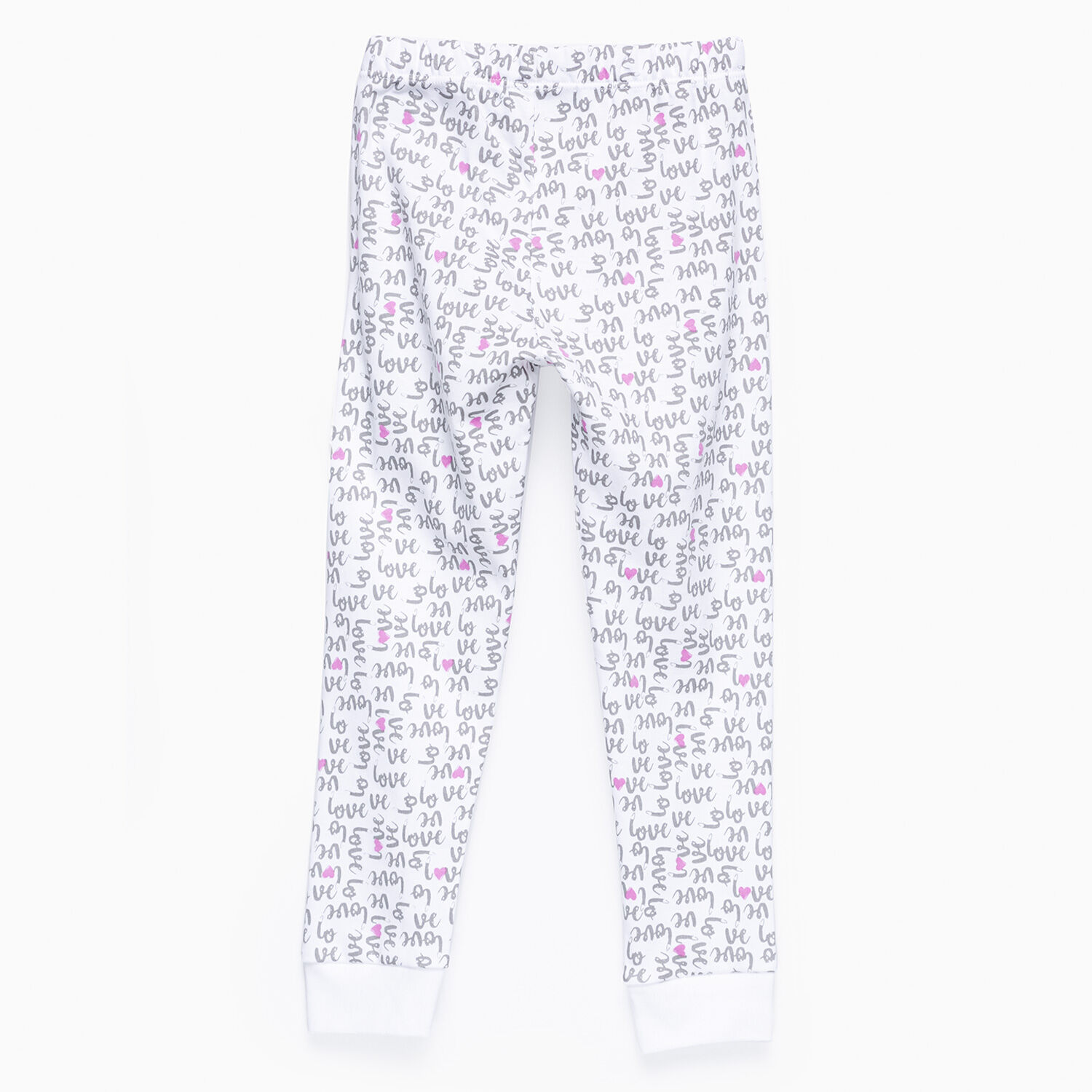 Pijama Blanco Love Algod&oacute;n Peruano image number 6.0