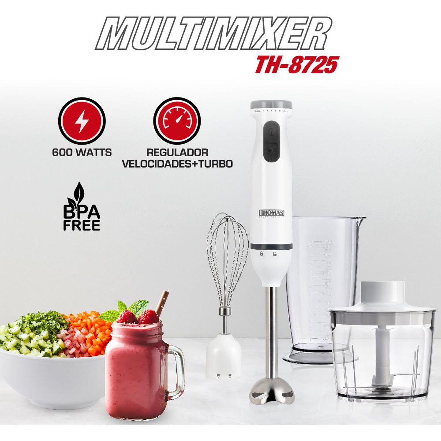 Minipimer Thomas TH-8725 / 600W image number 1.0