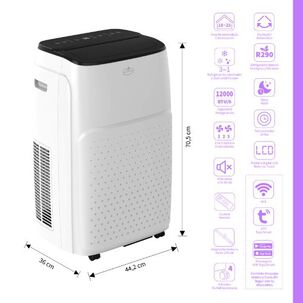 Aire Acondicionado Portátil Wifi 12000 Btu Ld 12wf Es White