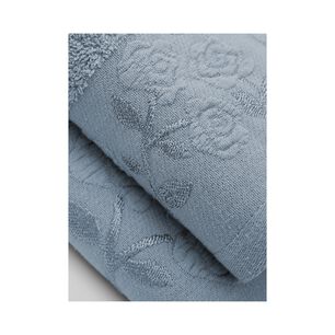 Juego Toalla Andes 2 Piezas Rosas Azul