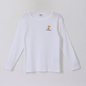 Bipack Camiseta Escolar Ni&ntilde;o Manga Larga Blanco Minecraft