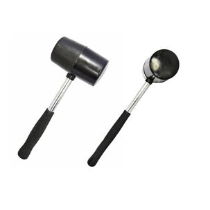 Mazo Martillo De Goma 400g Mango Silicona Construcci&oacute;n