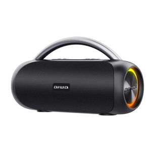 Parlante Aiwa Portátil Bluetooth Waterproof Rgb Aws10btb