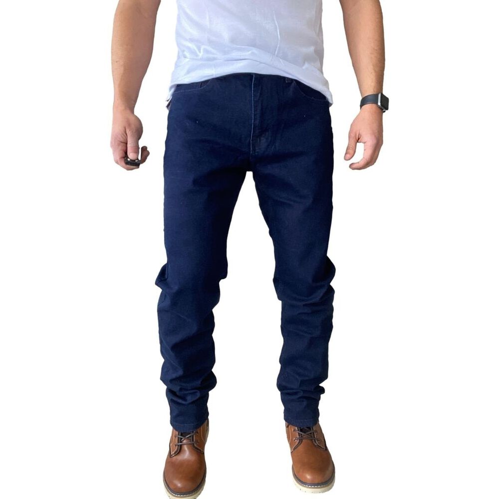 Jeans Hombre Elasticados Slim Azul image number 15.0