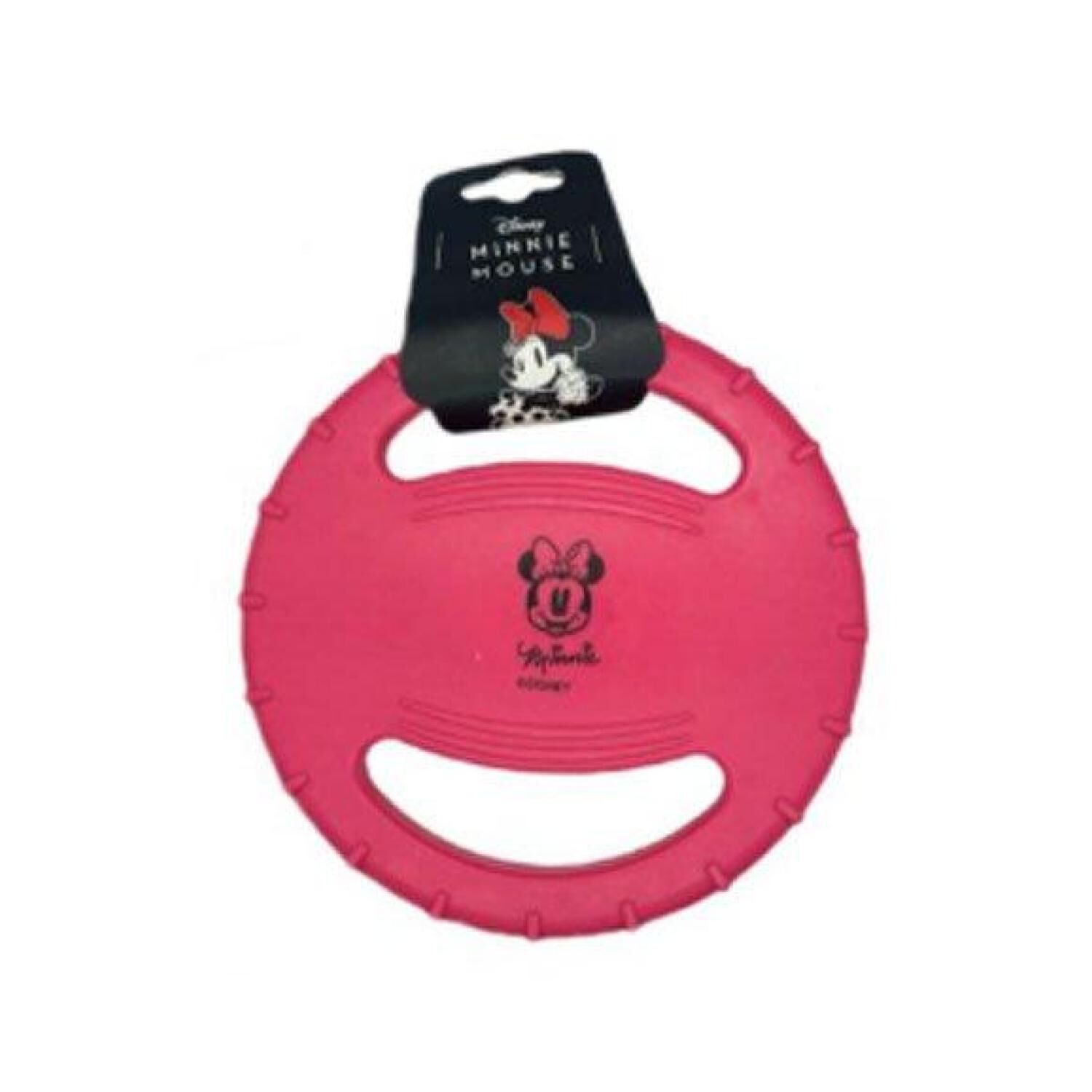 Disco Volador De Goma 22cm Fucsia Para Perros Mascotas image number 0.0