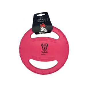 Disco Volador De Goma 22cm Fucsia Para Perros Mascotas