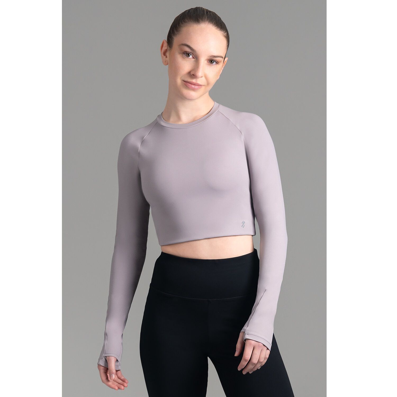 Ultimate Top Ml Sport Mujer Raglan Cool Gray - L image number 0.0