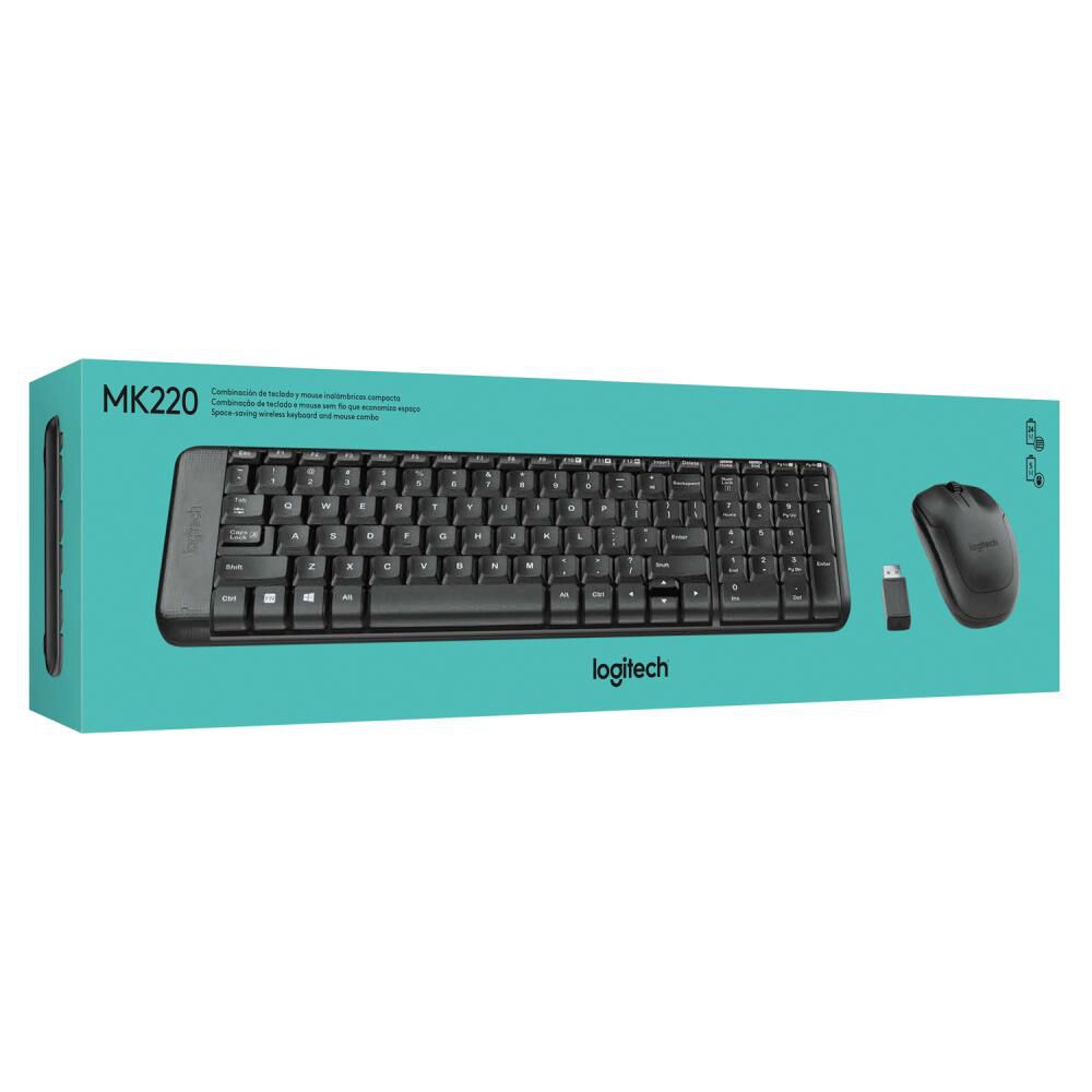 Combo Mouse + Teclado Logitech K220 image number 3.0