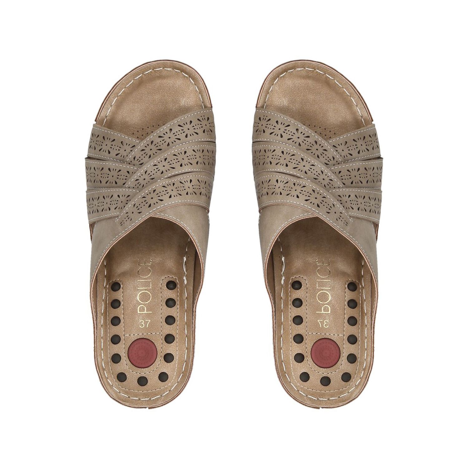 Sandalia Mujer Taupe Tamara Police image number 1.0