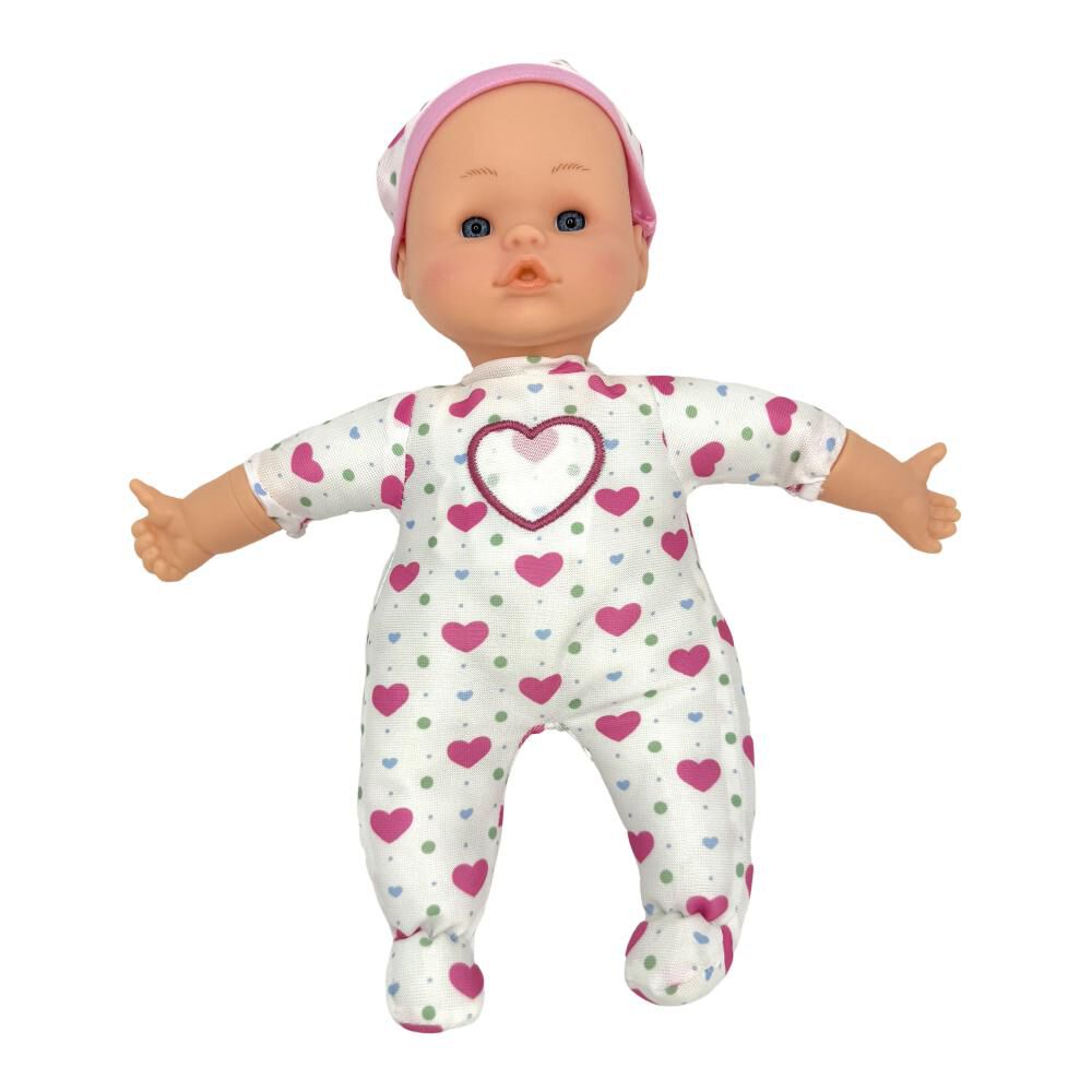 Muñeca Baby Doll Bostecitos Cuerpo Blando 12" Corazón, 12 Sonidos Ass image number 9.0