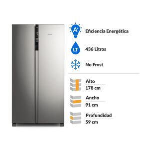 Refrigerador Side by Side Fensa SFX440 / No Frost / 436 Litros / A+