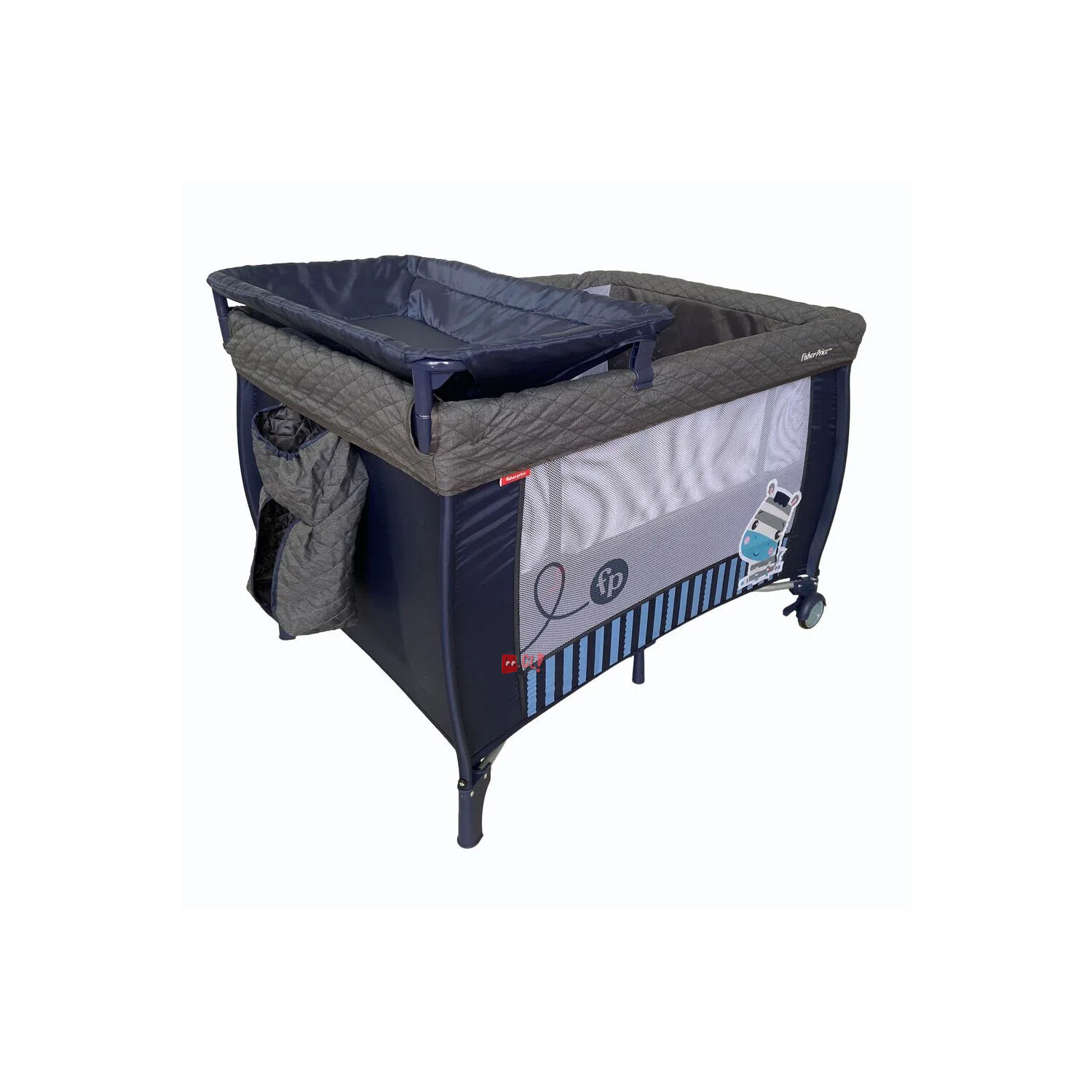 Cuna Fisher Price Pack & Play Mudador Y Pa&ntilde;alera Azul - Ps image number 1.0