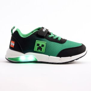 Zapatilla Con Luces Ni&ntilde;o Tnt Minecraft