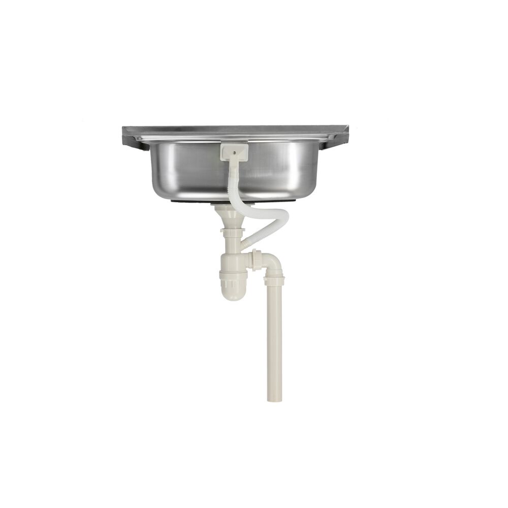 Lavaplatos Sobreponer 500 X 500 1 Cubeta Splendid Acero Inox image number 6.0
