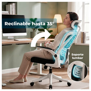 Silla Ergon&oacute;mica Oficina Reclinable Apoyacabeza