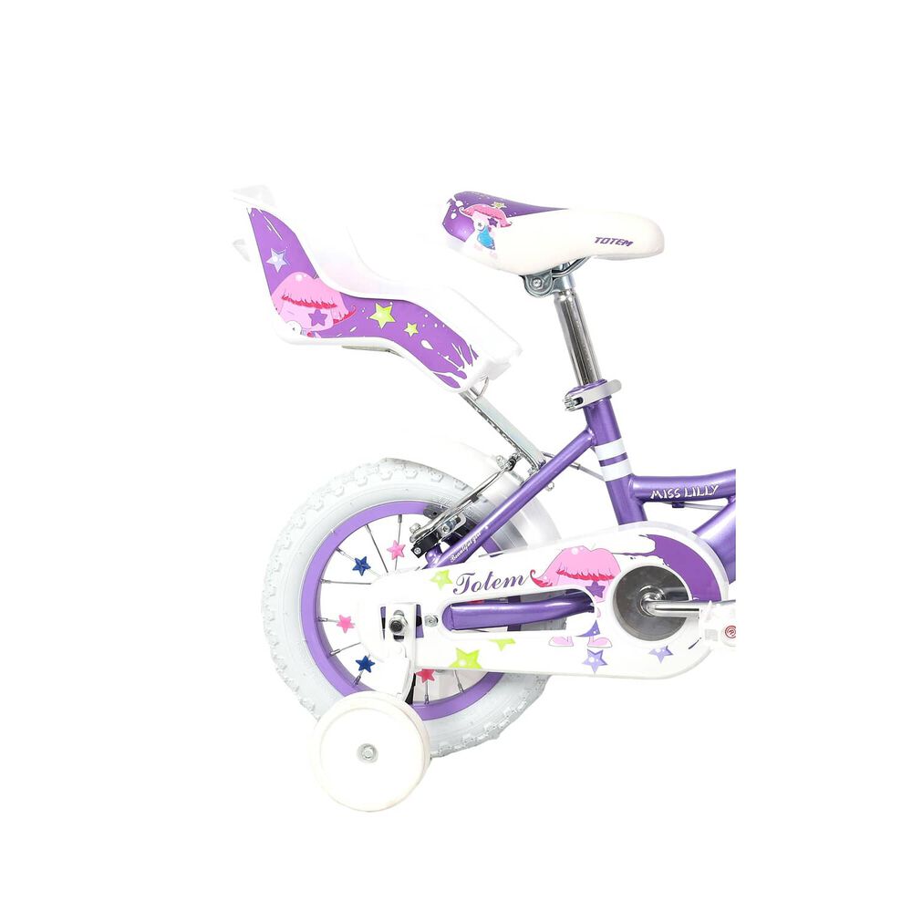 Bicicleta Totem Infantil Aro 12 Miss Lilly Color Morado image number 2.0