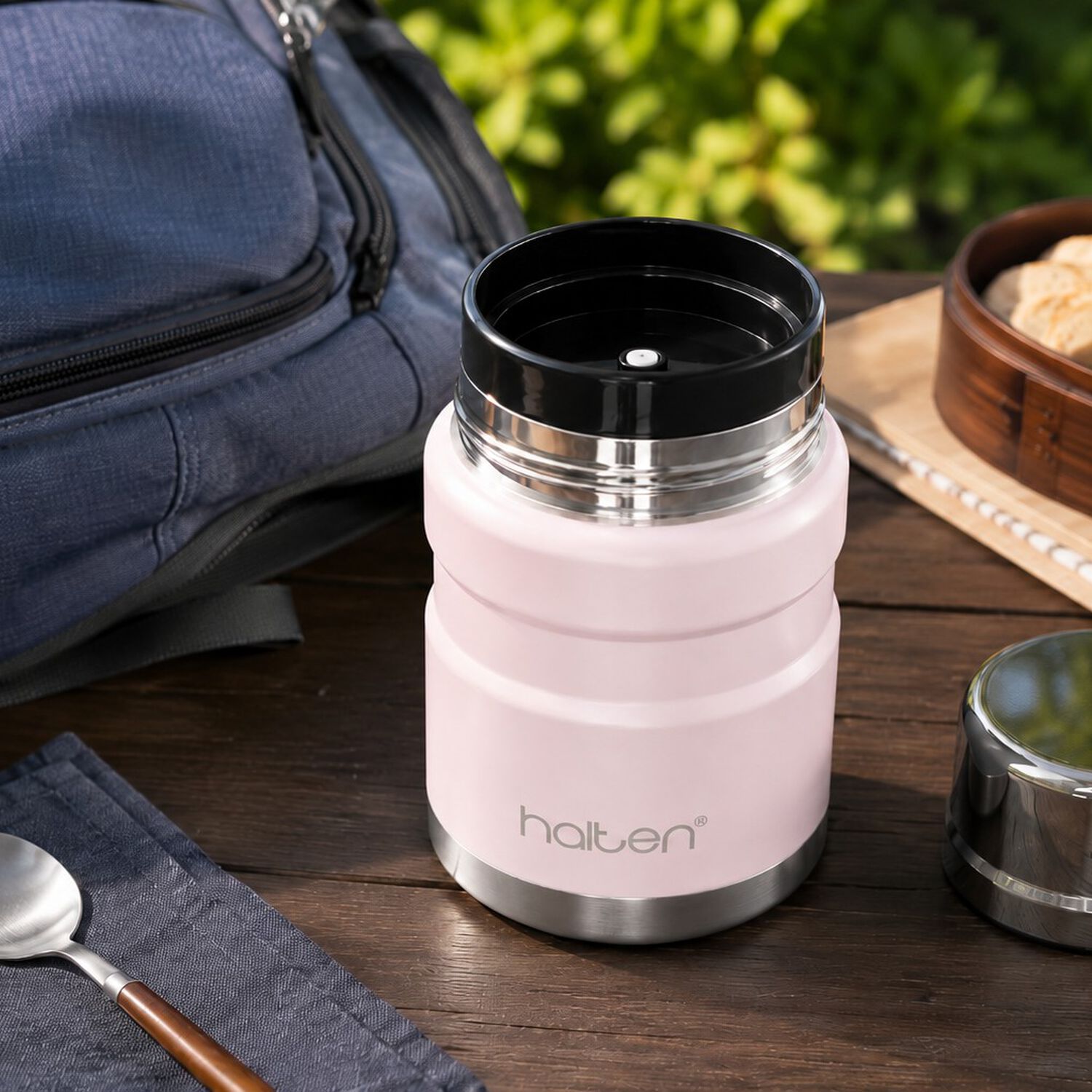 Termo De Comida Acero Inox 750 Ml Halten Color Marfil image number 3.0
