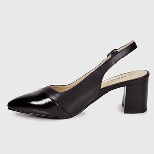 Sandalia Cuero Beline Negro