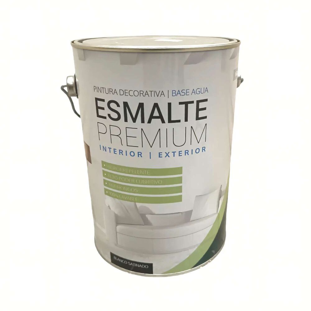 Esmalte Al Agua Satinado Premium Blanco 1gl (3.78lts) - Passol image number 0.0