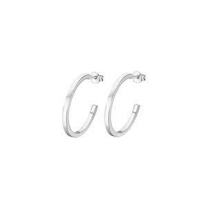 Aros Lp3203-4/2 Lotus Silver Mujer Hoops