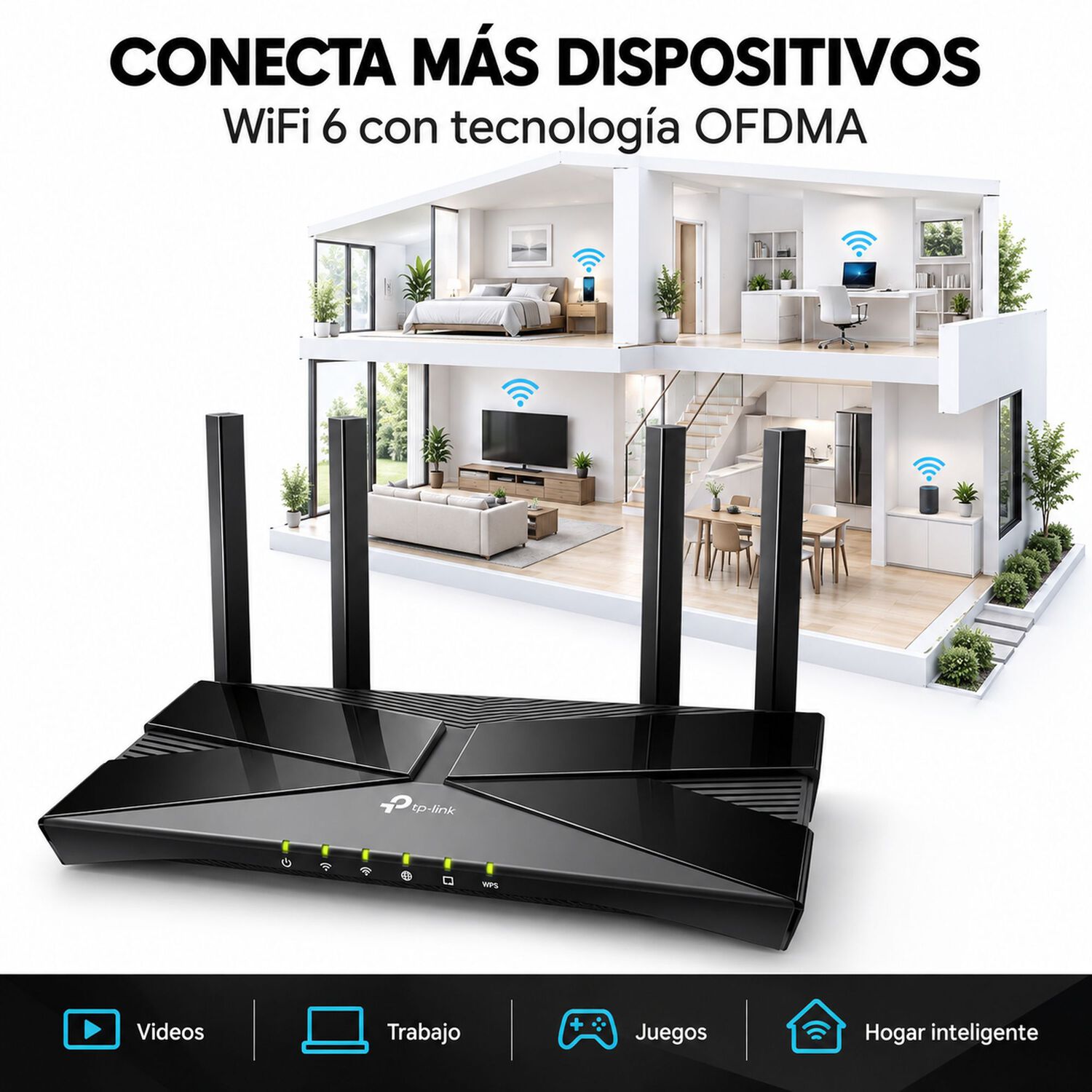 Router Tp-link Archer Ax53 Wifi 6 Ax3000 Doble Banda Gigabit image number 6.0