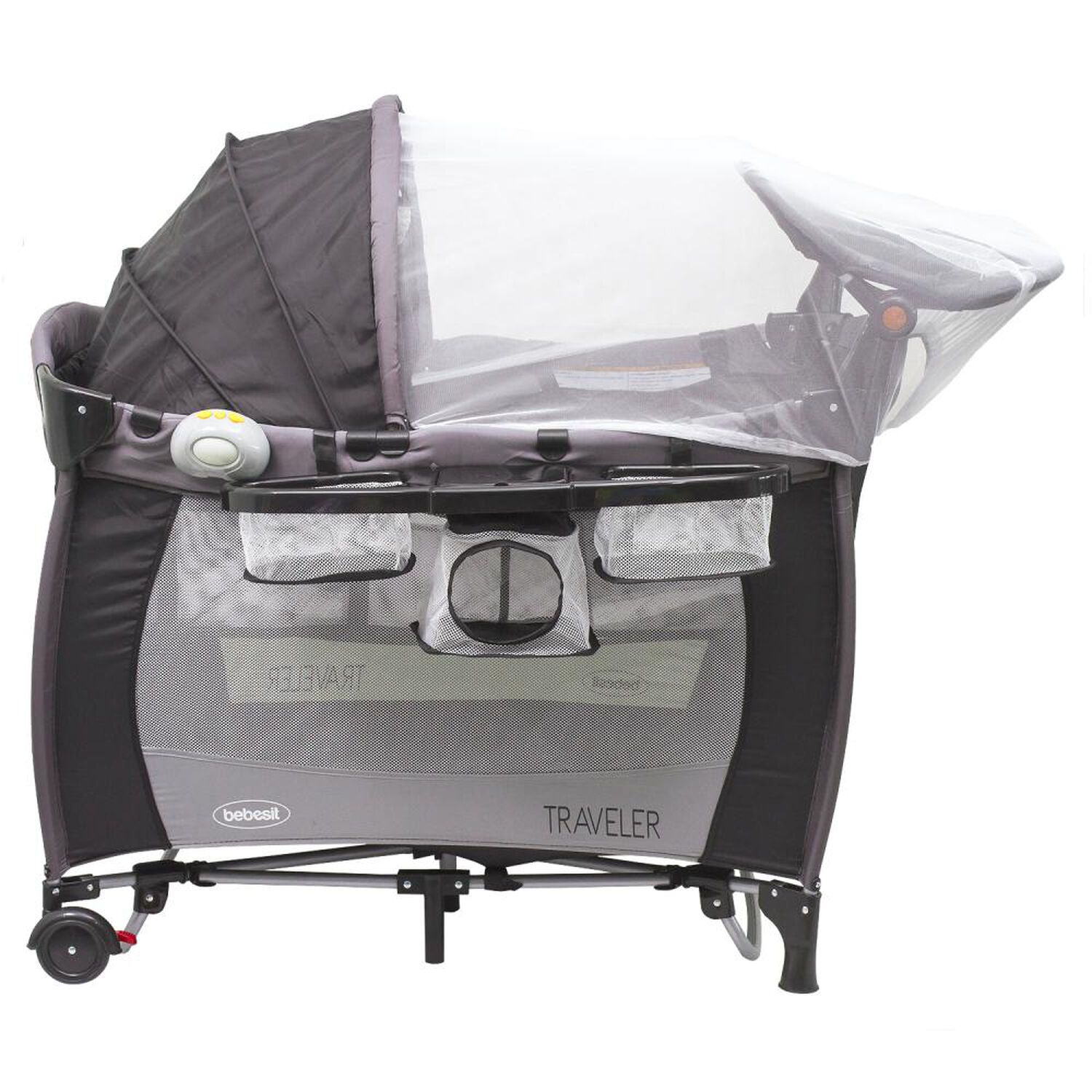 Cuna Pack And Play Bebesit Traveler Gris image number 2.0