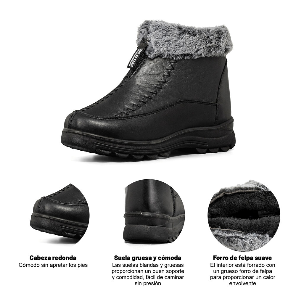 Botin Mujer Casusl De Nieve Térmico Eco Cuero Weide Tfa305 image number 7.0