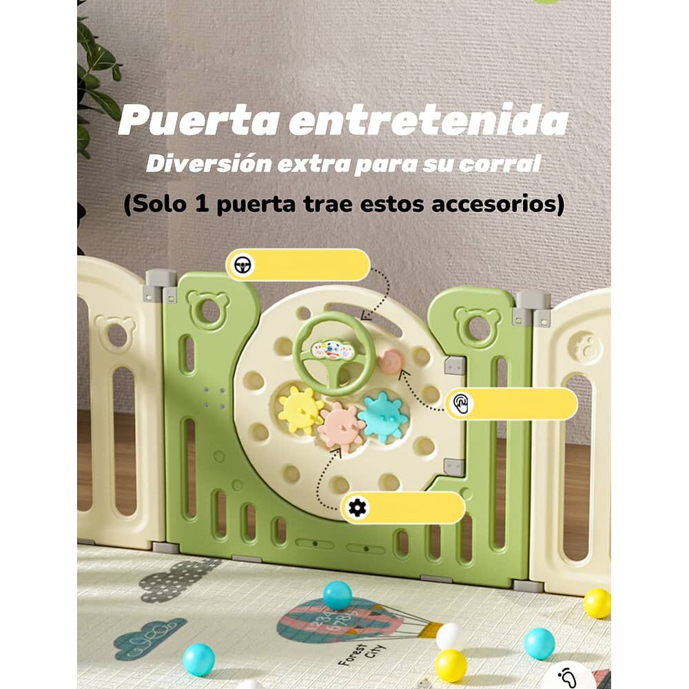 Corral Armado Multiposiciones Accesorios 191*199cm Lubabycas image number 2.0