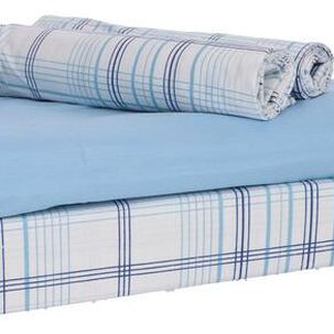 Sabana Andes Estampada 180 Hilos Escoces 105 2 Plaza