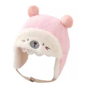 Gorro De Invierno Con Chiporro Para Bebes Rosado