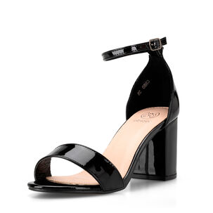 Sandalia Casual Taco Alto Negra Mujer Weide Gh80
