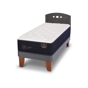 Cama Europea Cic Premium / 1.5 Plazas / Base Normal + Respaldo