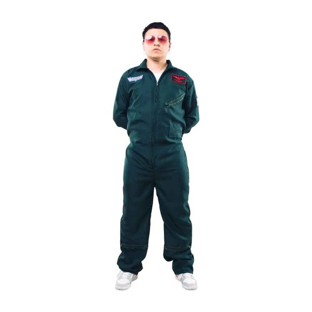 Disfraz De Piloto De Halloween Para Hombre Top Gun Adultos image number 6.0