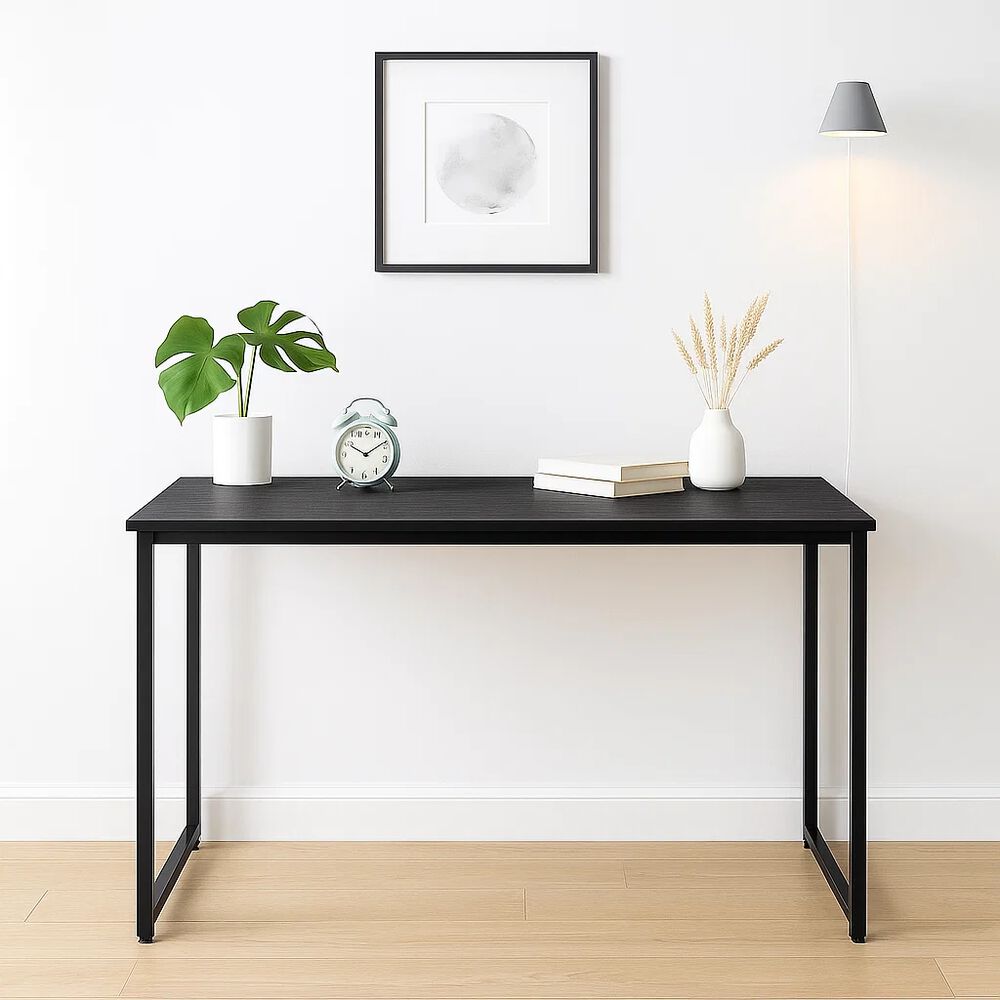 Escritorio Home Office Resistente Madera Negra 100cm image number 1.0