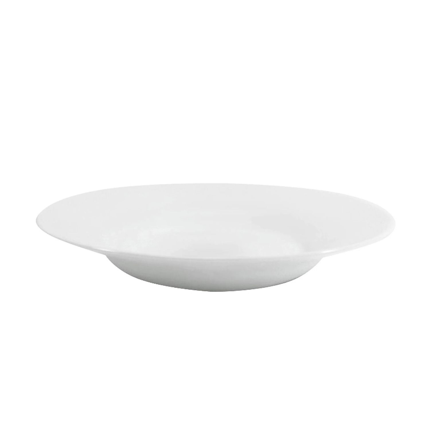 Plato Hondo Opaline 23cm Marinex Vidrio Resistente Blanco image number 0.0