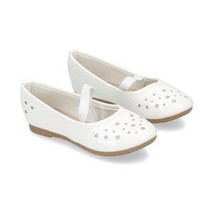 Zapato Infantil Niña Topsis White