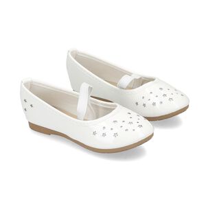 Zapato Infantil Ni&ntilde;a Topsis White