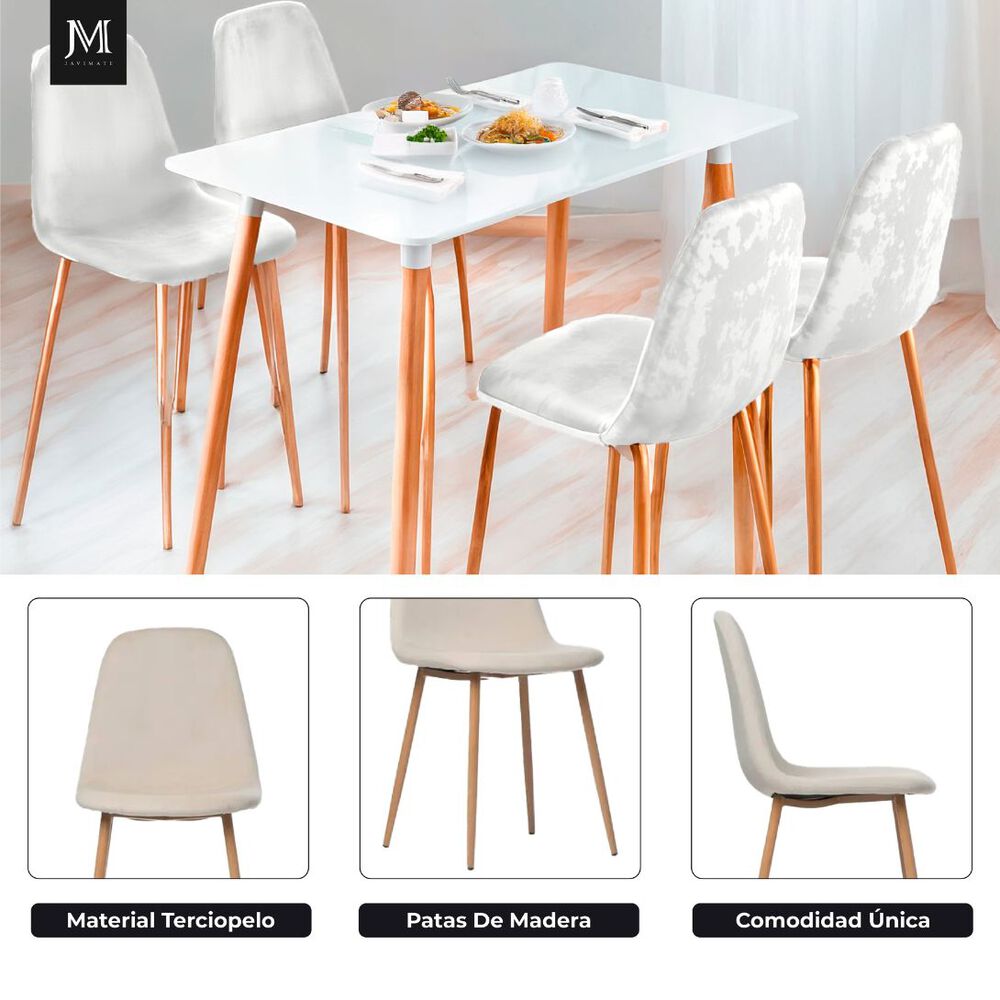Silla De Comedor Spoon Beige image number 6.0