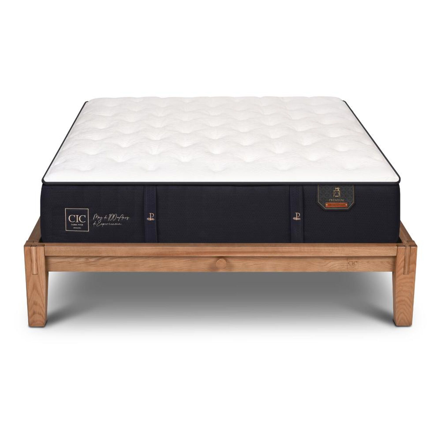 Cama Europea Cic Premium / 2 Plazas / Base Normal image number 0.0