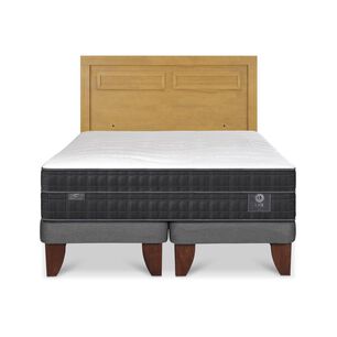 Cama Europea Cic Lux / King / Base Dividida + Respaldo