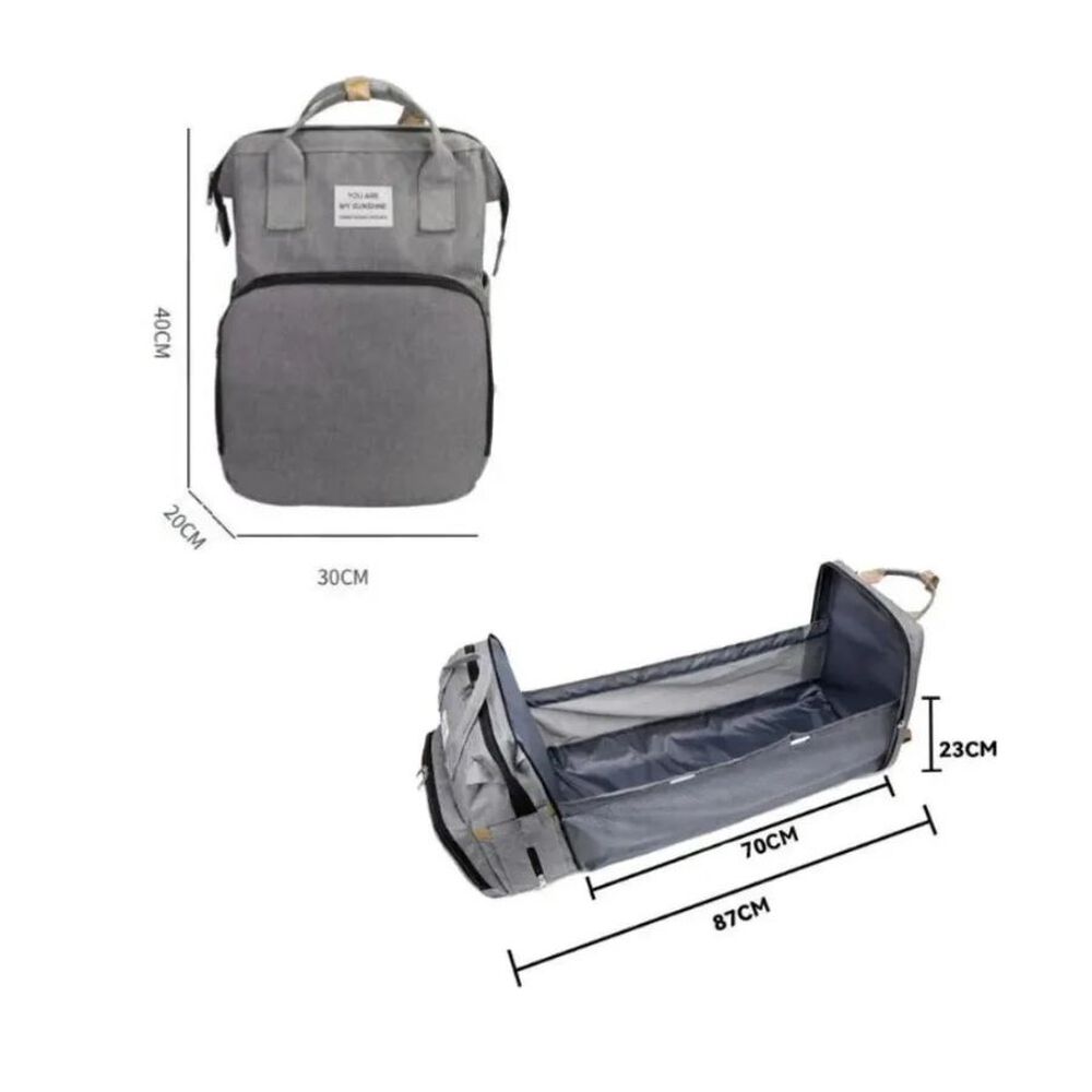 Pañalera Morral Tipo Cuna Multifuncional Para Bebé image number 3.0