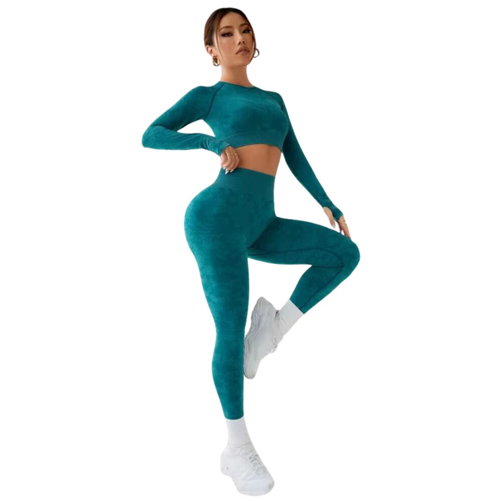 Conjunto Push Up Tiro Alto Manga Larga image number 2.0