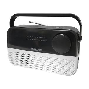 Radio Portatil Am Fm Bluetooth Aux Negro Cr220b