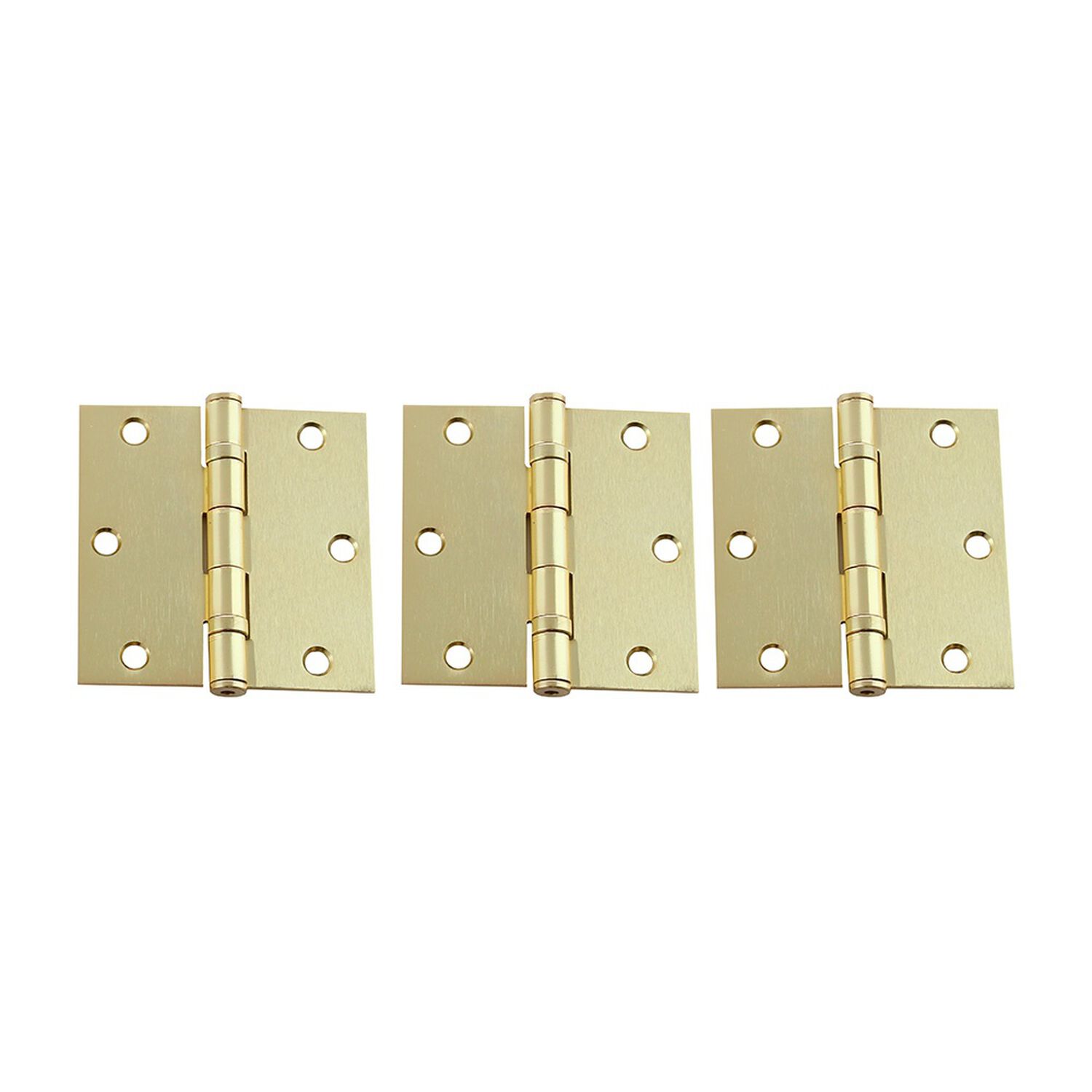 Pack 3 Bisagras Fierro Odis Con Rodamiento 3,5&rdquo;&times;3,5&rdquo;&times;2,2mm - Bronce image number 1.0