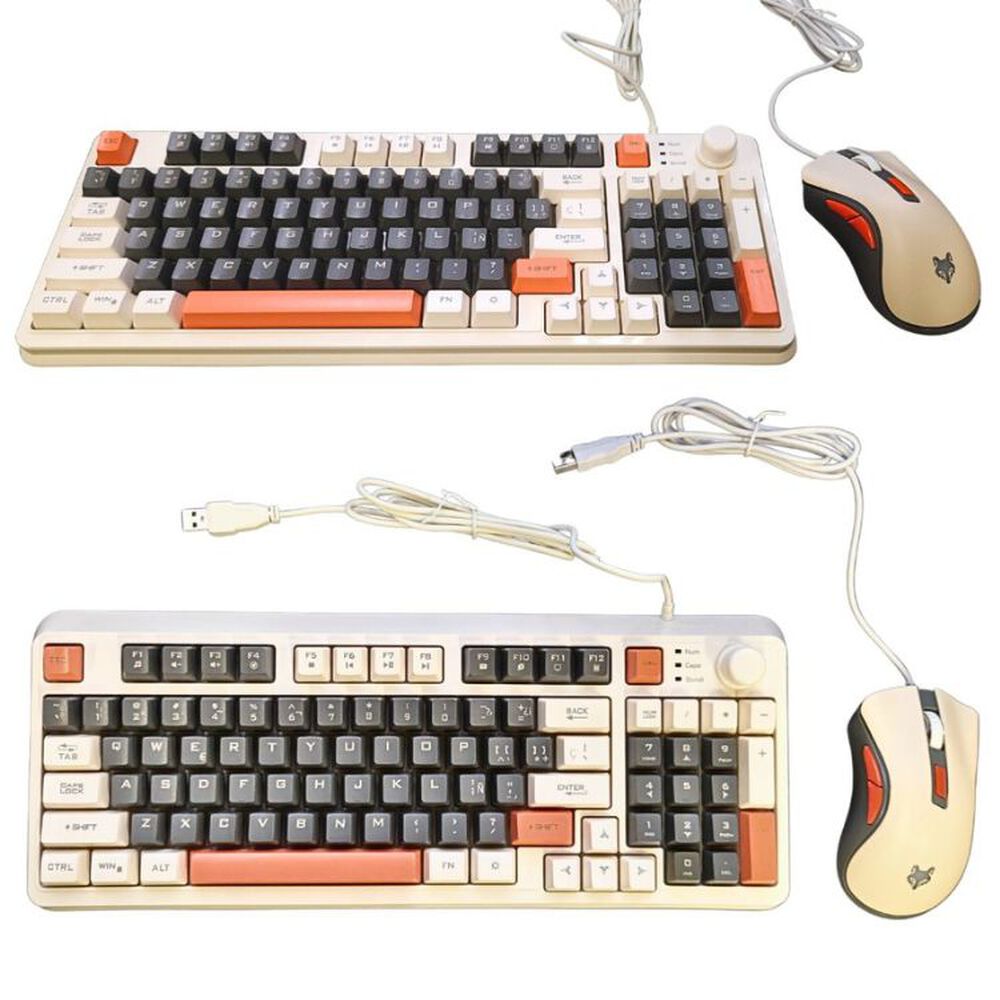 Teclado K82 + Mouse Para Pc Gamer Con Luces Led Rgb image number 5.0